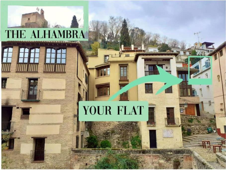 Spacious Loft / Literally At The Foot Of Alhambra Apartment Granada Exterior foto